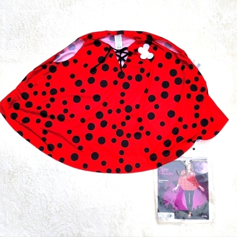 New women's one size Halloween Ladybug costume